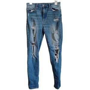 Eunia Bella super skinny high rise light wash jeans